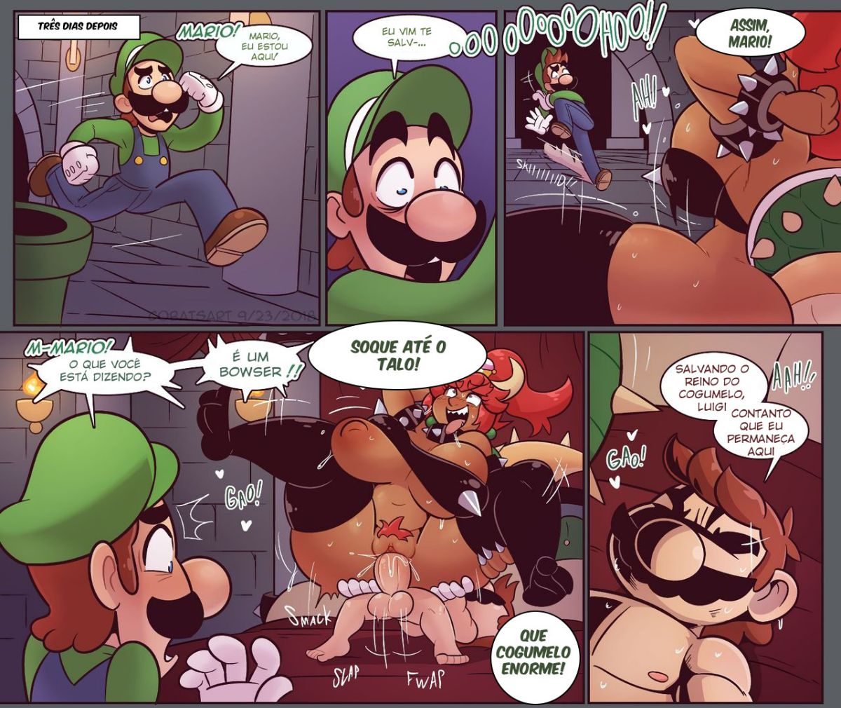 Bowsette x Mario Hentai pt-br 02