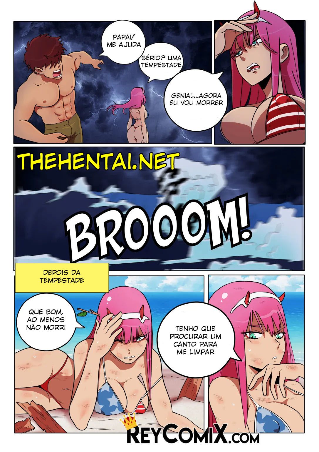 Zero Two Vacaciones Hentai pt-br 05