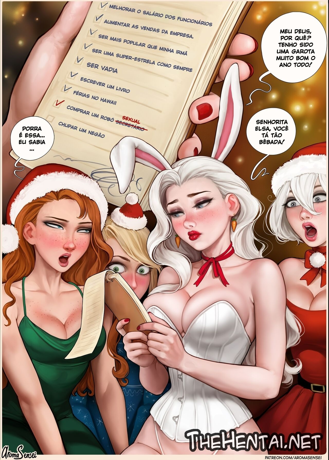 Frozen Inc Christmas Party of 2022 Hentai pt-br 03