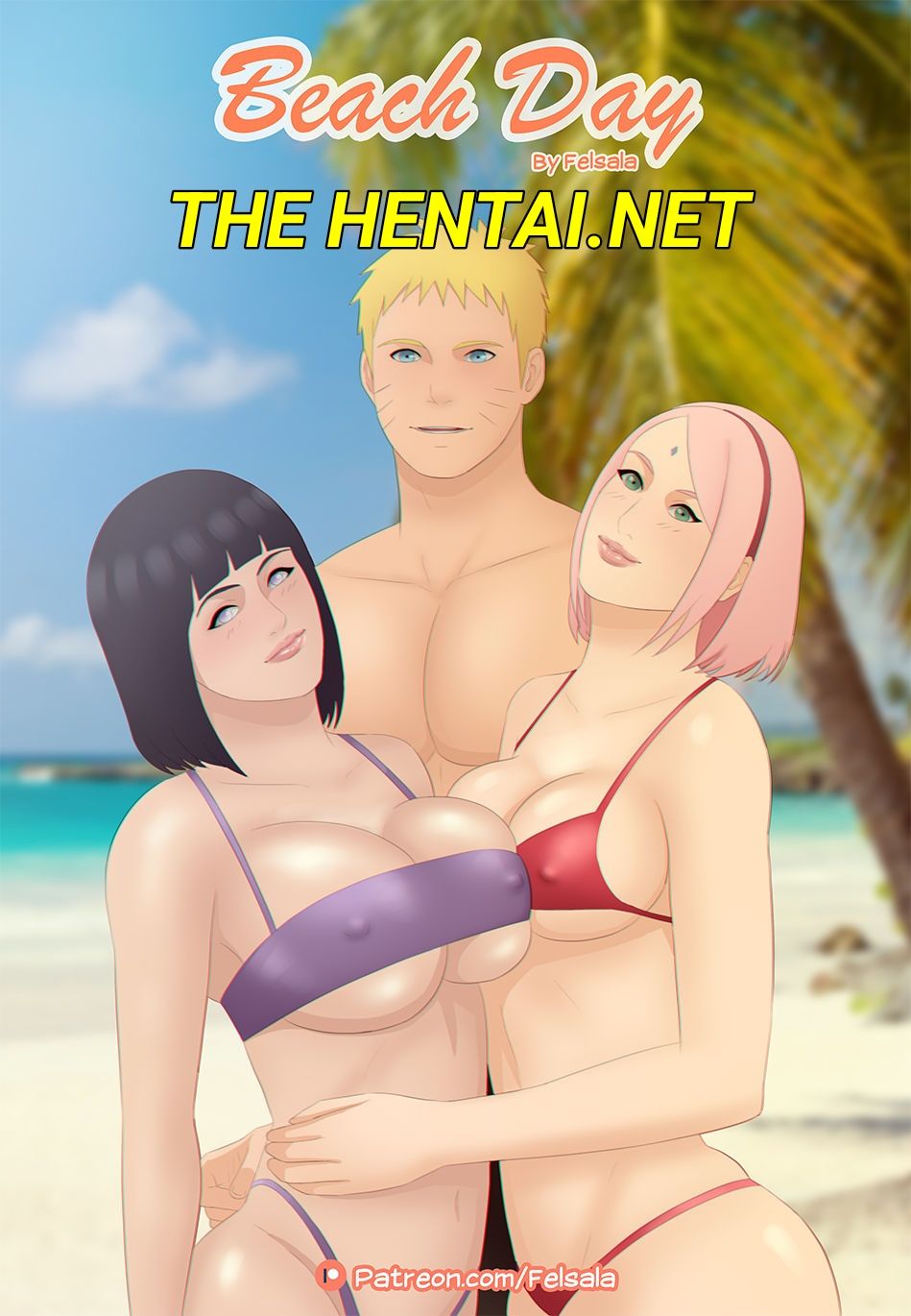 Beach Day Hentai pt-br 01