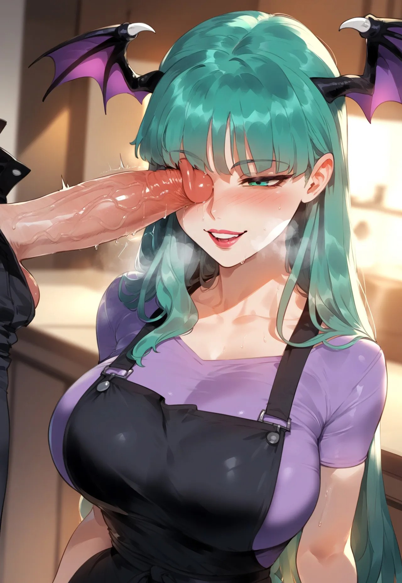 Morrigan Aensland: Baking Bliss Hentai pt-br 15