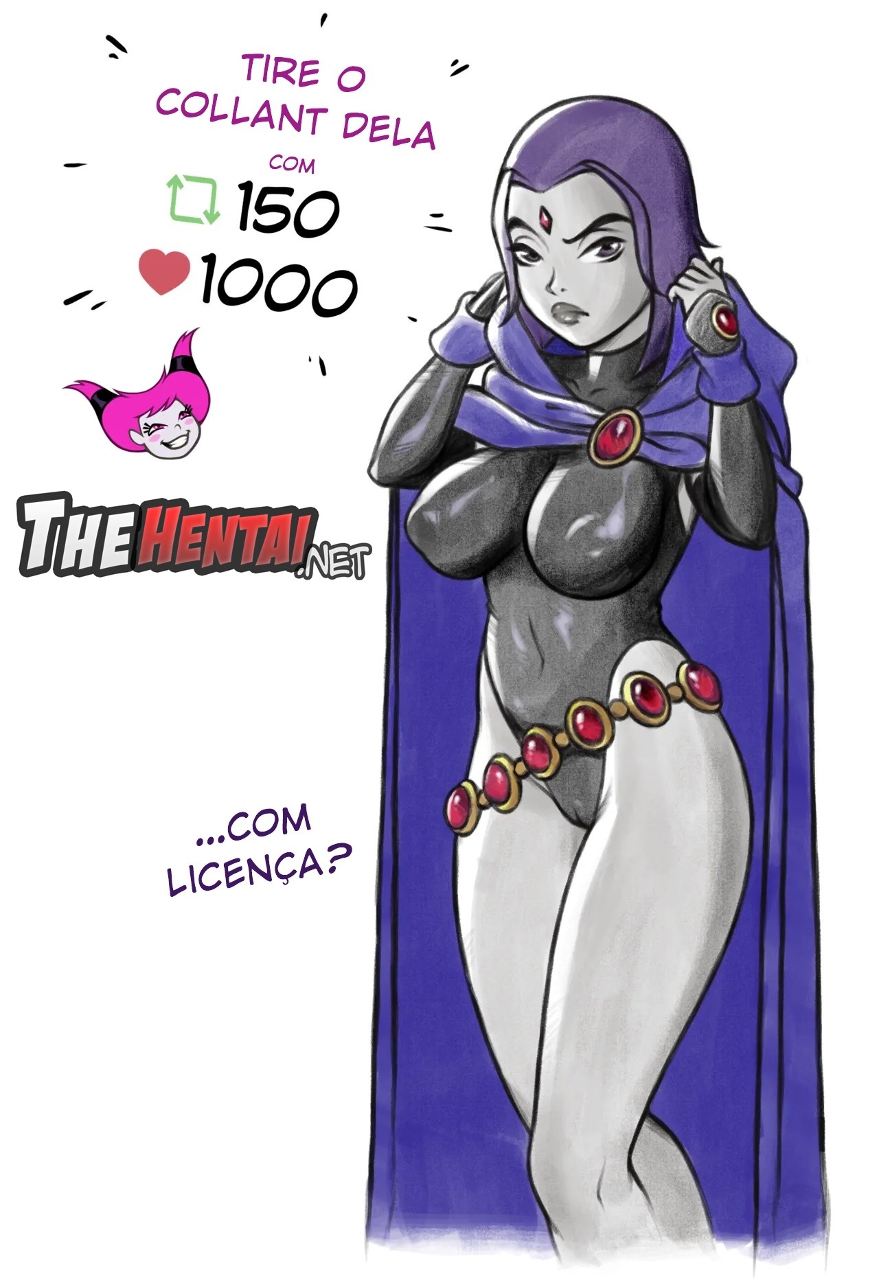 Raven's Stripgame Hentai pt-br 01