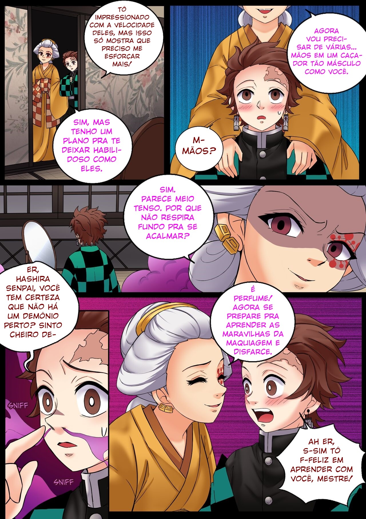 Kimetsu no Yaiba: Red Light District Hentai pt-br 38