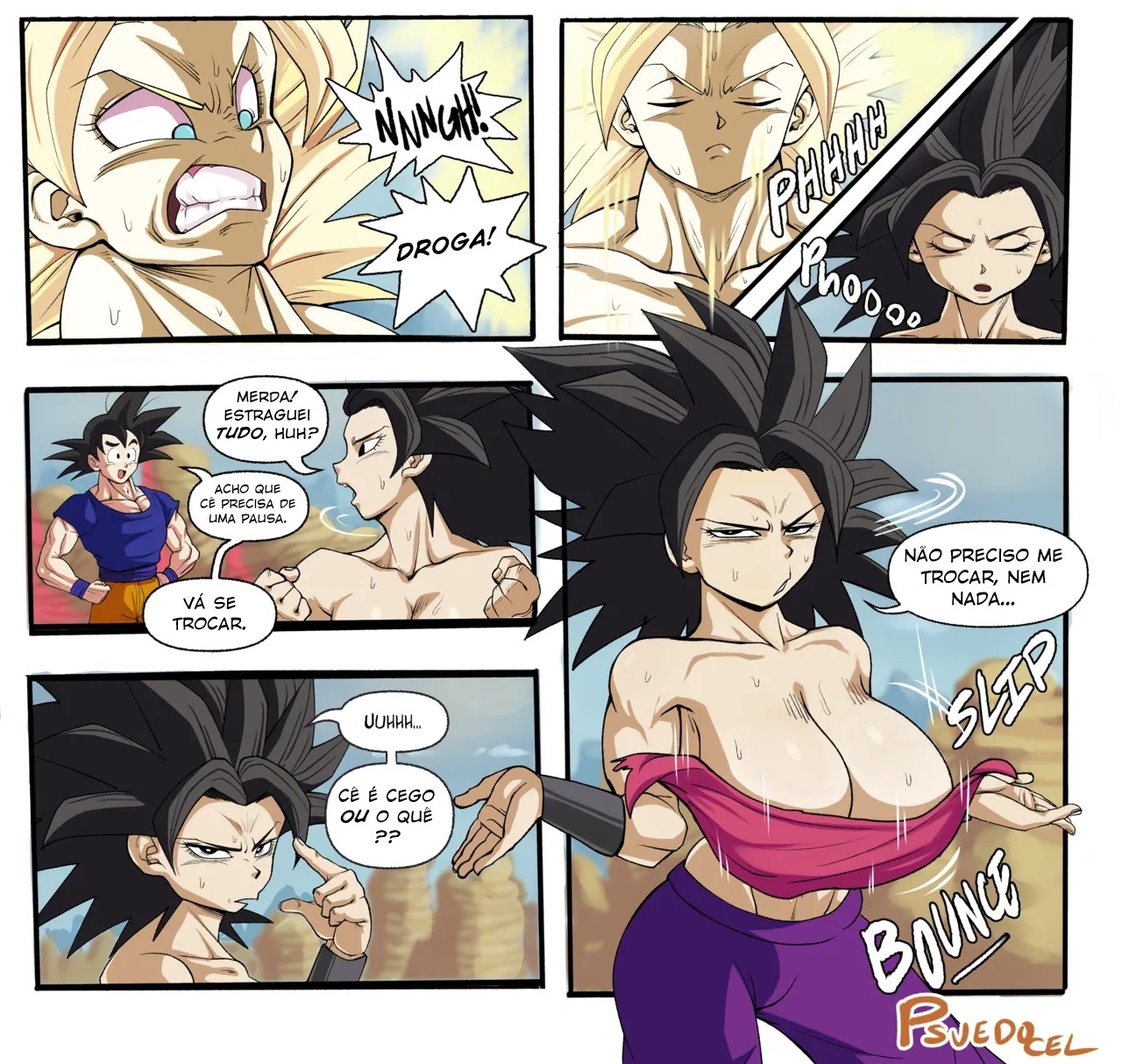 Caulifla's Ki Malfunction Hentai pt-br 02