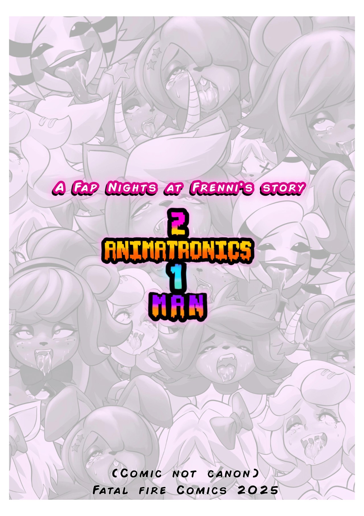 Fap Nights At Frennis Part 5 "2 Animatronics 11 Man"  Hentai pt-br 01