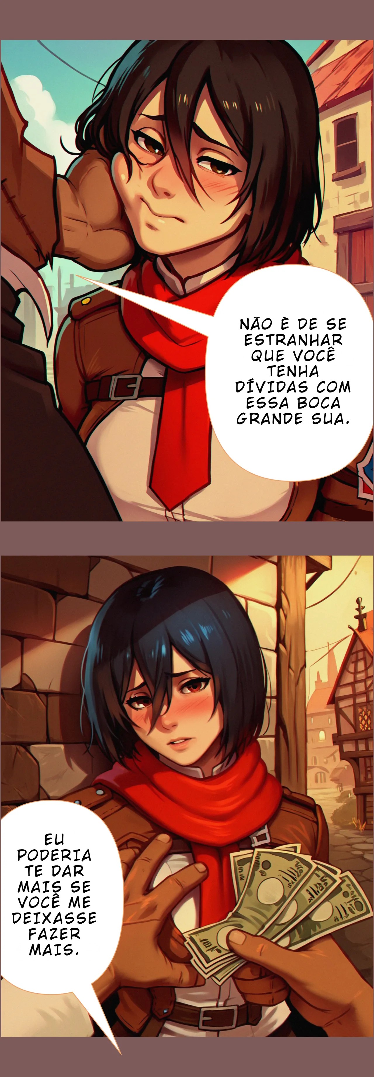 Mikasa Debauched Life Hentai pt-br 08