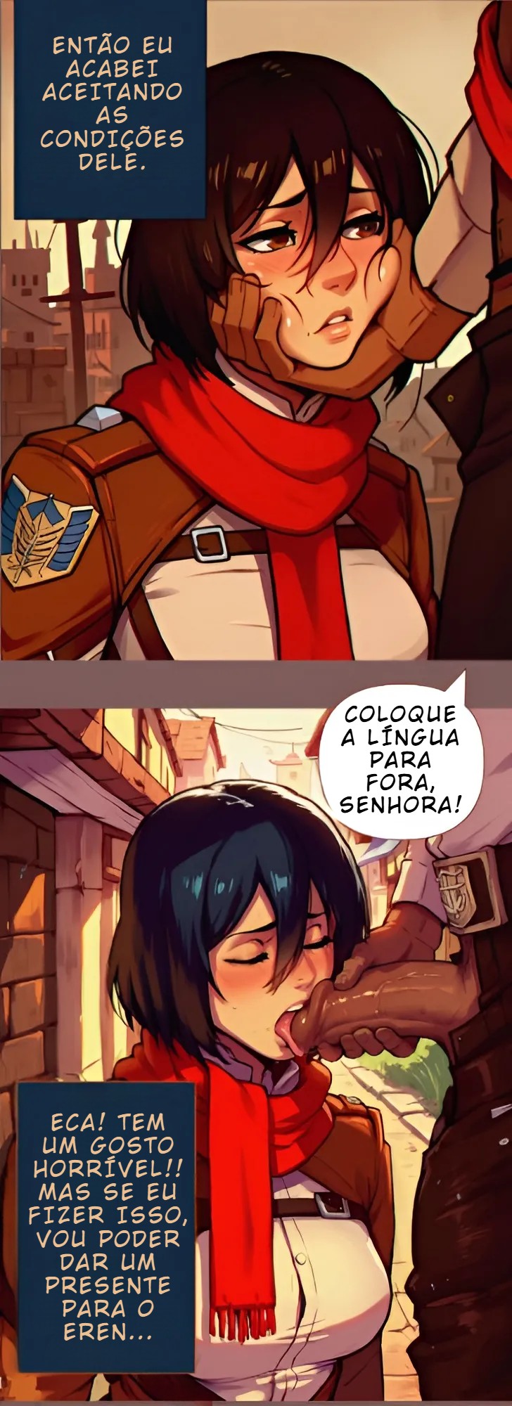 Mikasa Debauched Life Hentai pt-br 09