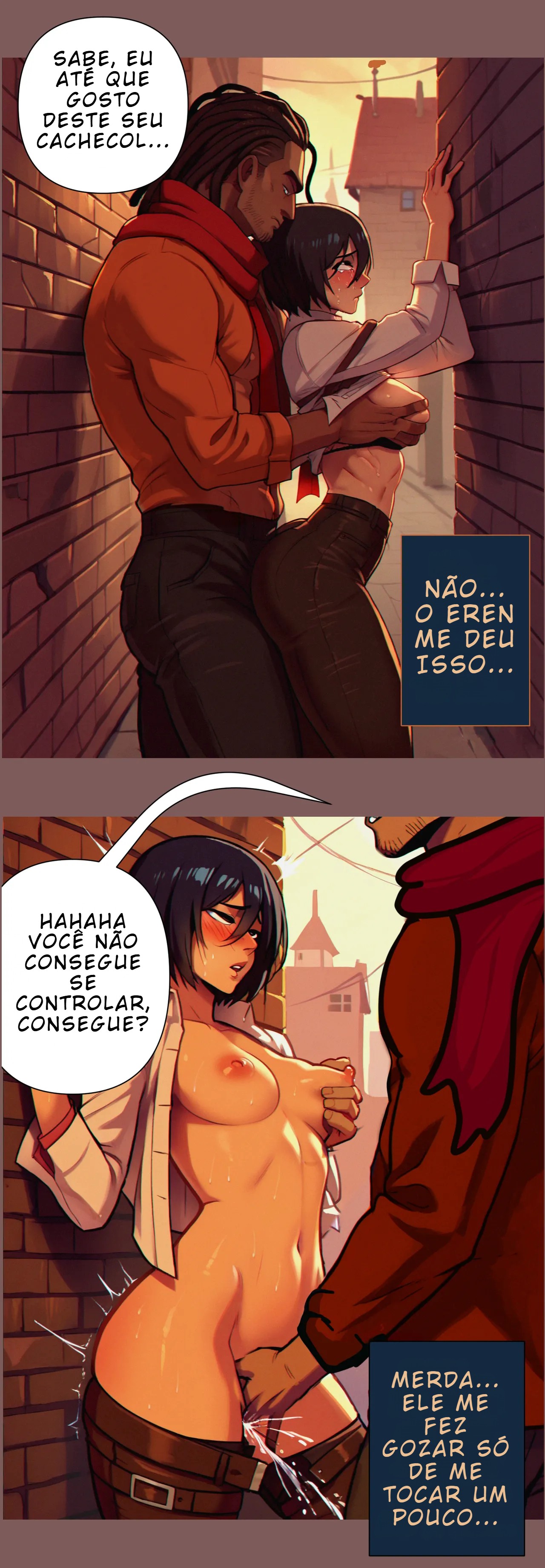 Mikasa Debauched Life Hentai pt-br 17